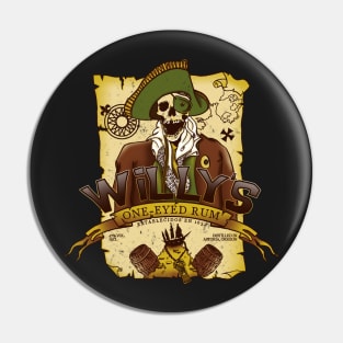 Willy's One-Eyed Rum Pin