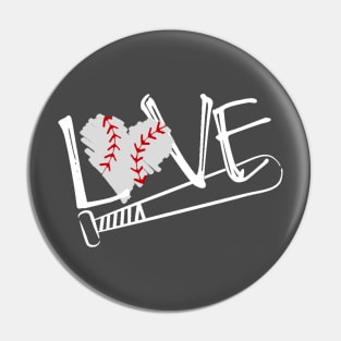 Baseball Love 2.0 Pin