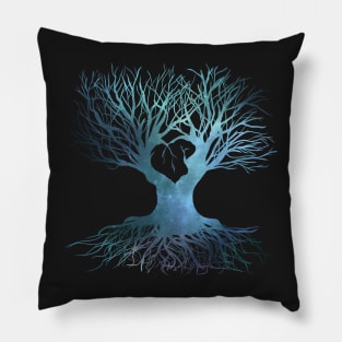 Blue Magic Tree Of The World Pillow