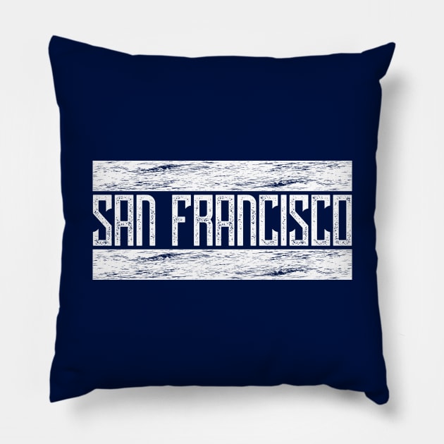 San Francisco Pillow by colorsplash