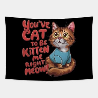 Cat Lover - Youve Cat to be Kitten Meow Tapestry