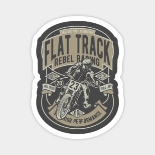 Flat Track Racing Magnet