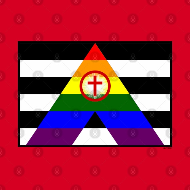 Christian Straight Ally Flag by ojo