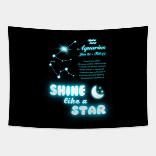 Shine Like A Star - Aquarius Tapestry