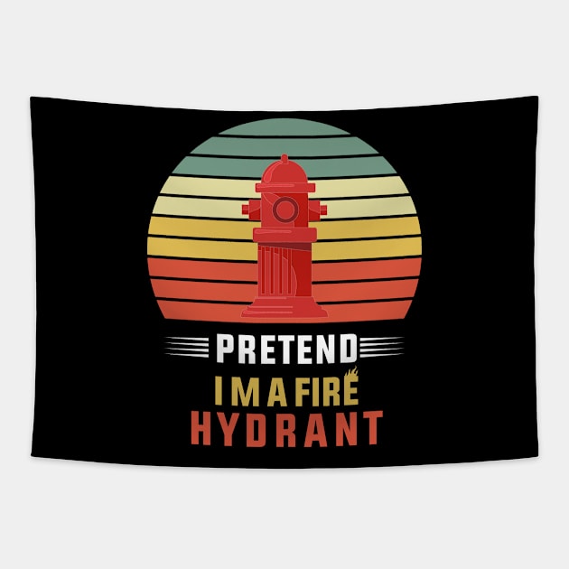 I'm A Fire Hydrant Tapestry by Hiyokay