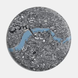 london map thames Pin