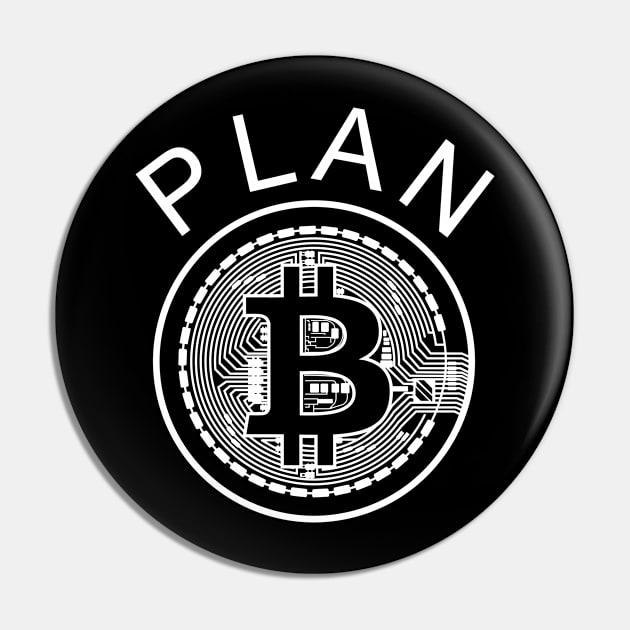 Bitcoin BTC Crypto Gifts Pin by Michangi