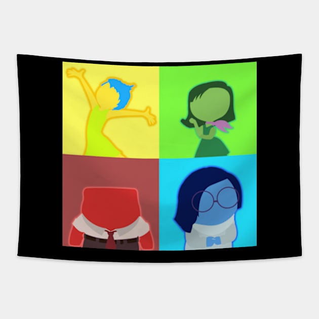 Inside Out Pop Tapestry by LuisP96