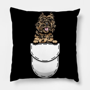 Funny Cairn Terrier Pocket Dog Pillow