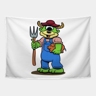 Monster Farmer Tapestry