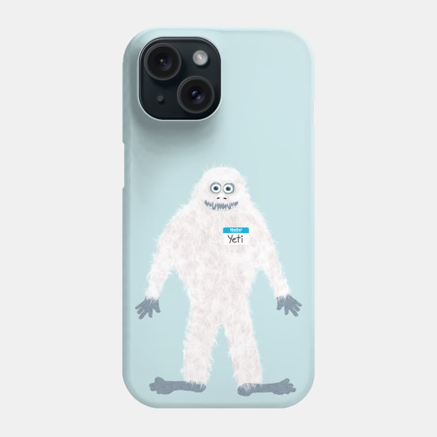 Yeti at a Social Gethering Phone Case by ahadden