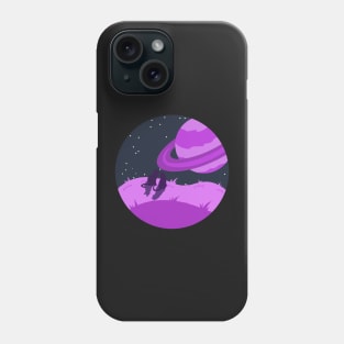 two cats viewing the stars Phone Case