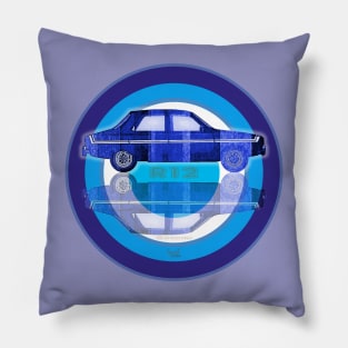 Renault 12 Gordini on target Pillow