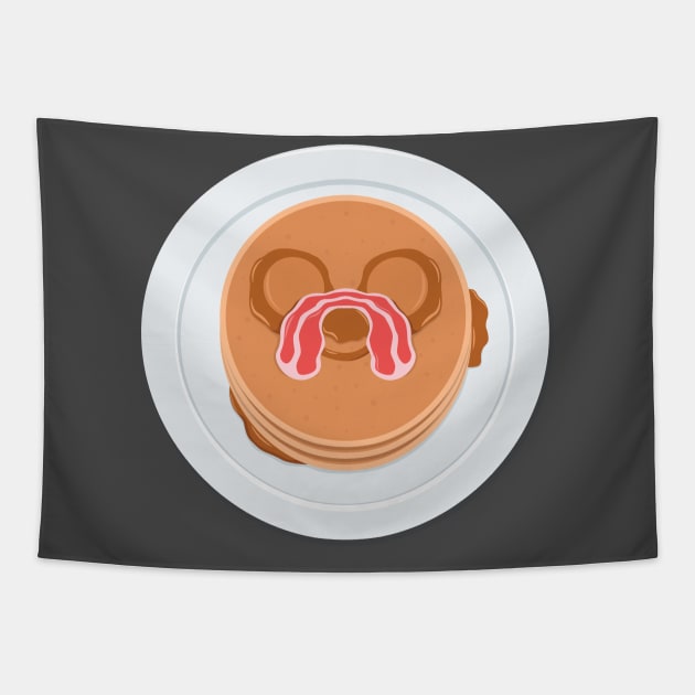 Bacon Pancakes Adventure Time Tapestry by JustSandN