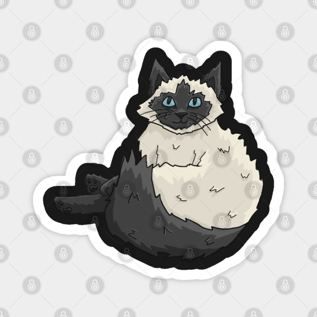 Himalayan Persian Cat Magnet by the-artsy-park