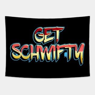 Get Schwifty Dragon Text Graffiti Art Lettering Tapestry