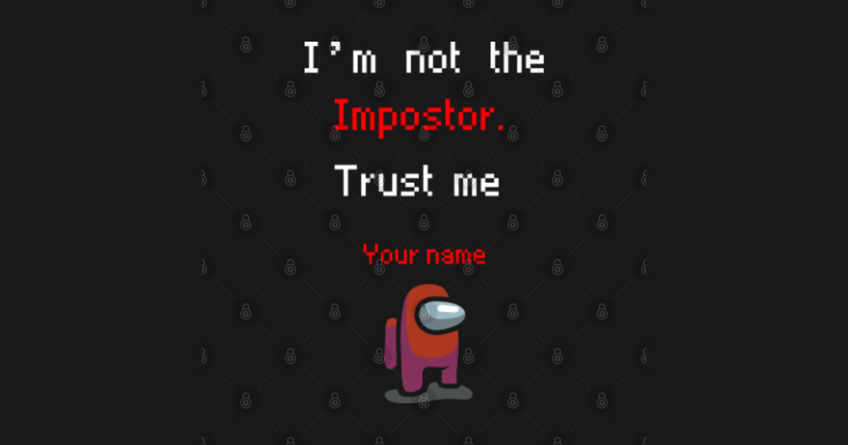 among us impostor among us impostor posters and art prints teepublic