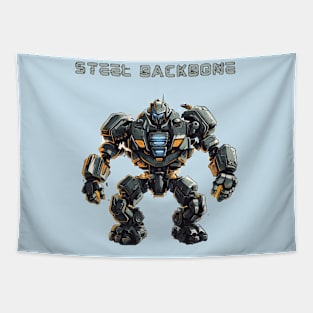 Futuristic Battle Robots Names of Power Steal Backbone Tapestry