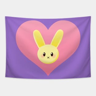 ButterBee the Bunny Heart Tapestry