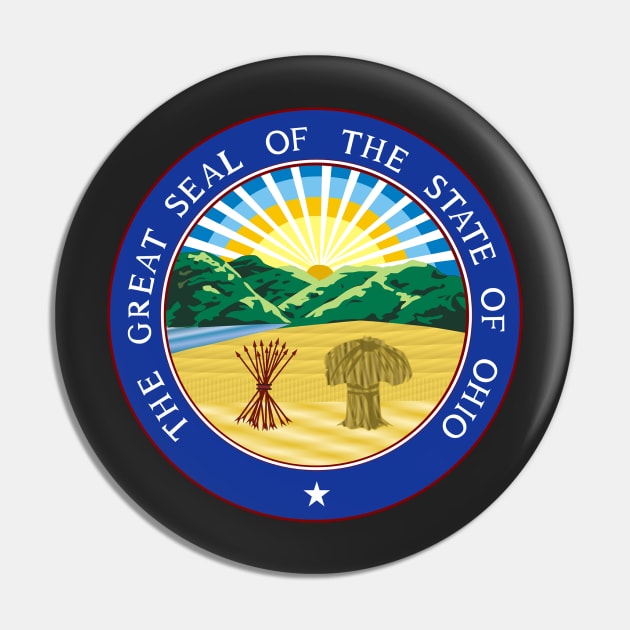 Great Seal of the State of Ohio Pin by Flags of the World
