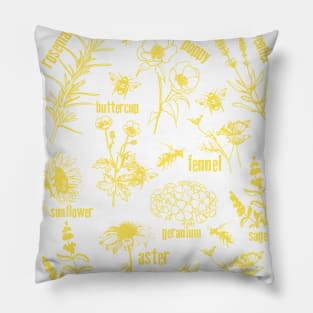 Plant and Save The Bees Pillow
