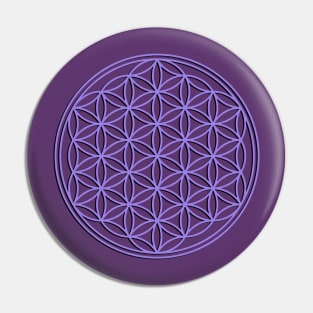 Sacred Geometry - Flower Of Life - Symbol 2 Pin