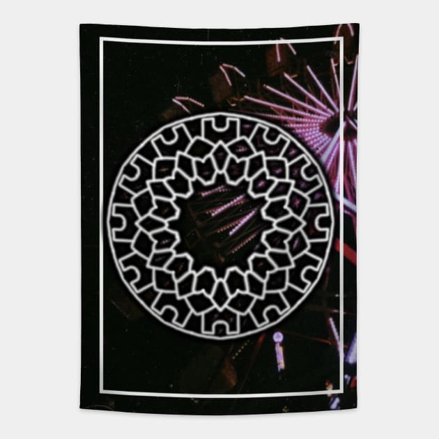 Ferris Wheel Tapestry by Narrie