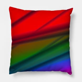 colorful rainbow texture design Pillow