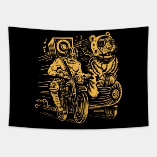 Ride or Die Bestie Tapestry