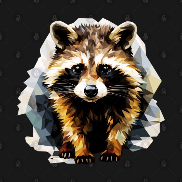 Geometric Raccoon by OscarVanHendrix