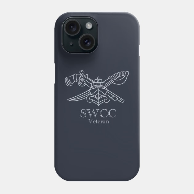 Navy SWCC Special Boat Teams Veteran Design Phone Case by abbottcartoons