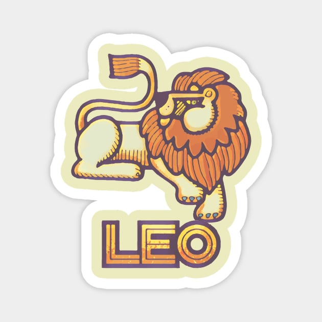 Leo Magnet by TeeLabs