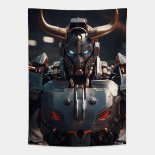 Cyber Bull No.1 Tapestry