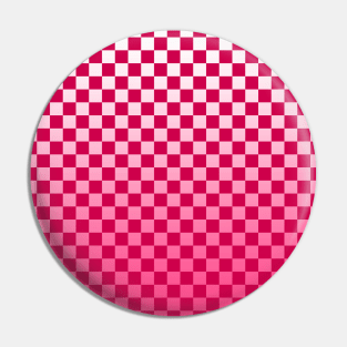 Pink Checkered Ombre Texture Pin