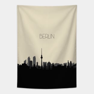 Berlin Skyline Tapestry