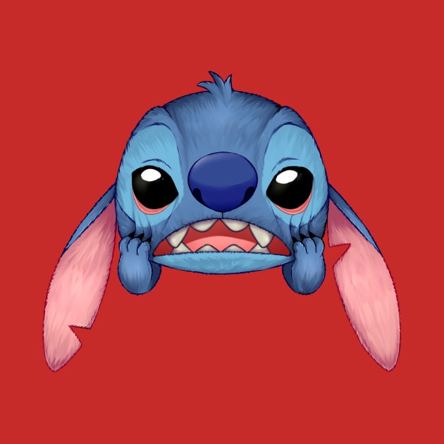 lilo and stitch funny cute stitch frustation by tessacreativeart