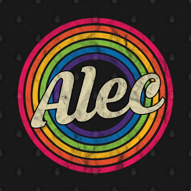 Alec - Retro Rainbow Faded-Style by MaydenArt