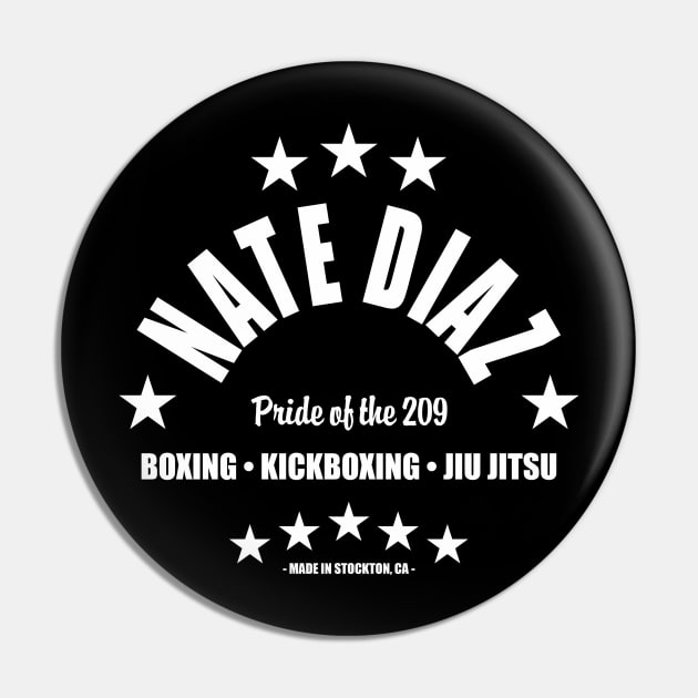 Nate Diaz Pride of Stockton Pin by SavageRootsMMA