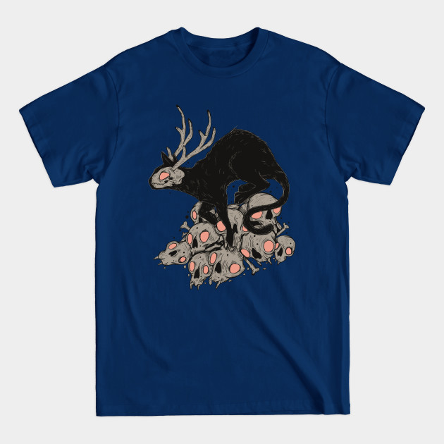 Disover Kitty Demon Skull - Cat - T-Shirt