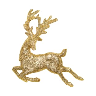 Golden glittery reindeer T-Shirt