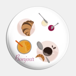 French Breakfast Pin