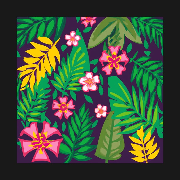 Tropical Seamless Pattern 1 by thatmacko