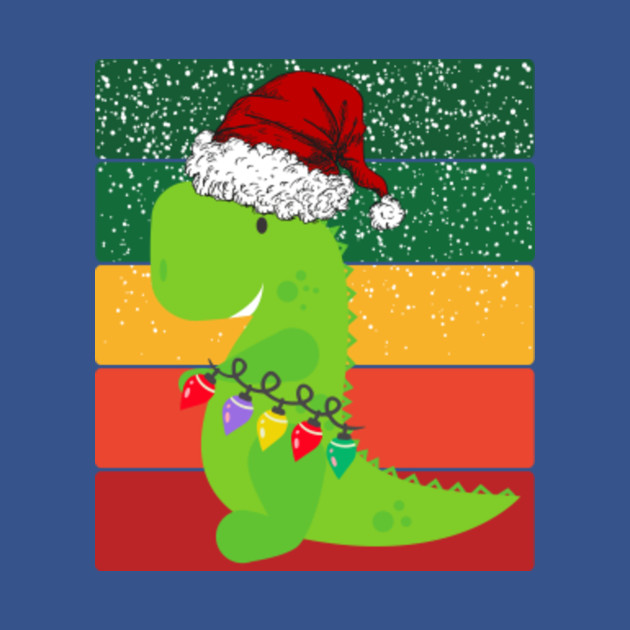 Discover t-rex christmas tree - T Rex Christmas Tree - T-Shirt