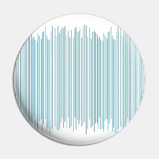 Modern Thin Blue Lines Dancing Pin