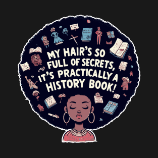 Historical Treasures Hair Illustration T-Shirt