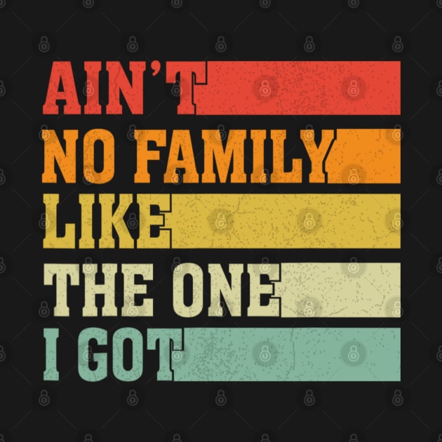 Ain't No Family Like The One I Got Funny Family Saying by Emily Ava 1