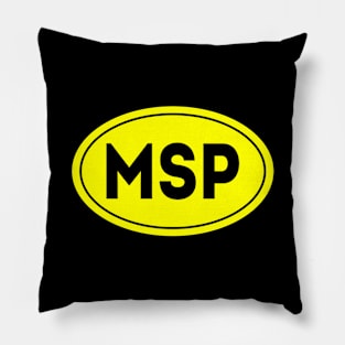 MSP Airport Code Minneapolis–Saint Paul International Airport USA Pillow