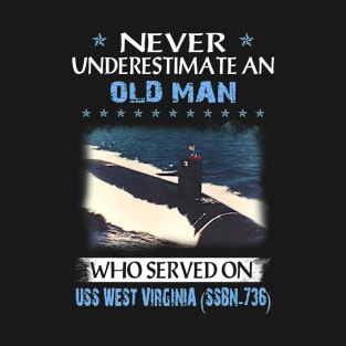 USS West Virginia SSBN-736 Veterans Day Christmas Gift T-Shirt