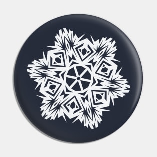 Paper Snowflake design no. 3 Pin