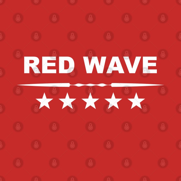 Red Wave T-shirt November 2018 by Capital Blue